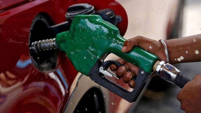 Petrol in car